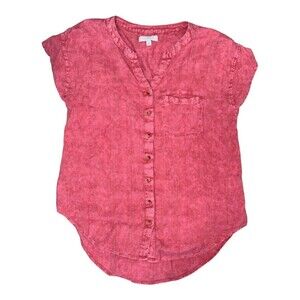 Grunge Button Up Large Blouse